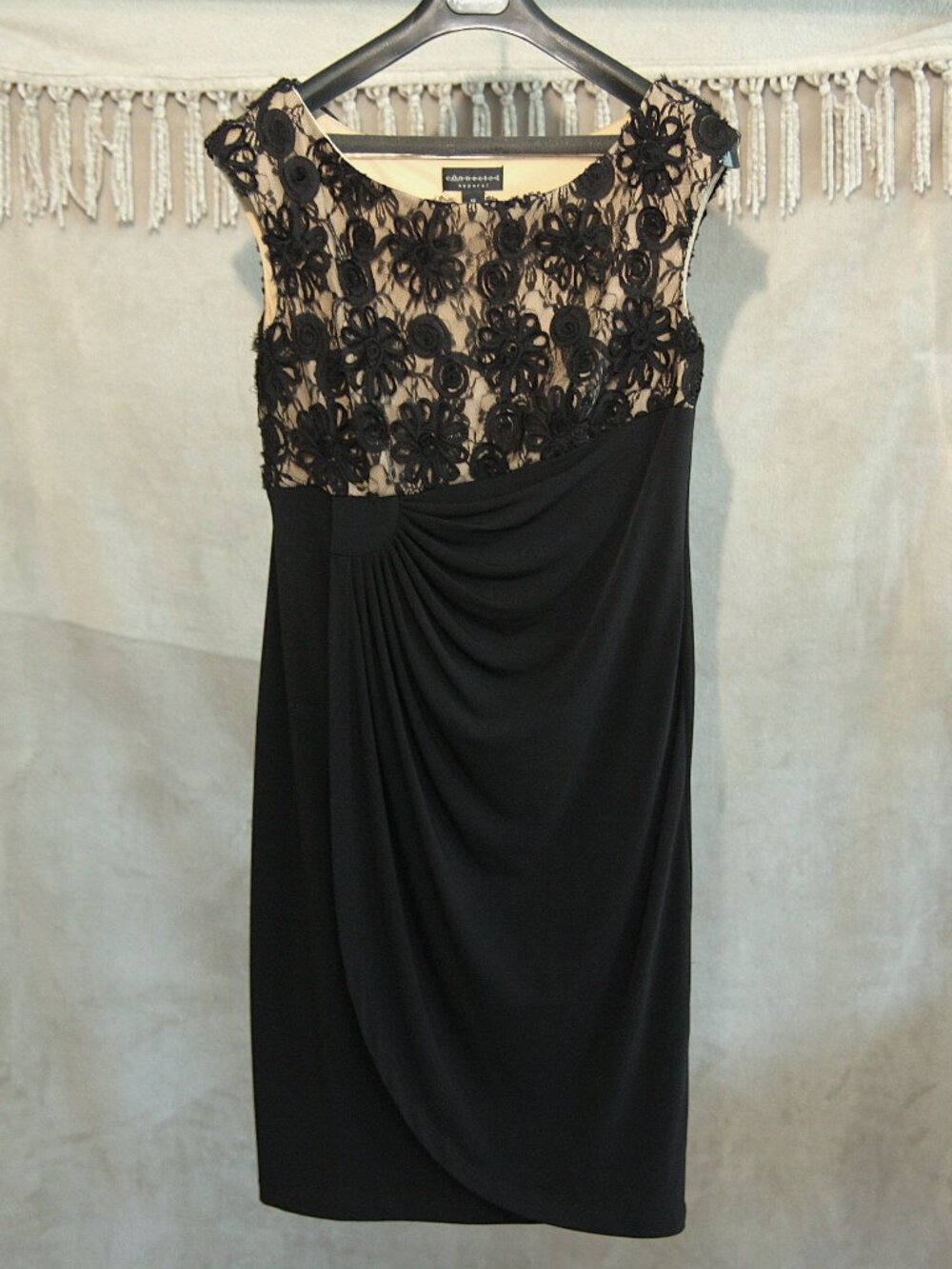 Connected Apparel Black Floral